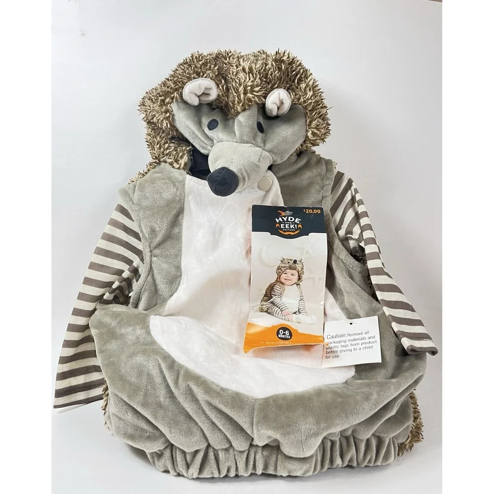Hyde & Eek! Boutique Infant Hedgehog Halloween Costume‎ 0–6 Months - Picture 2 of 7